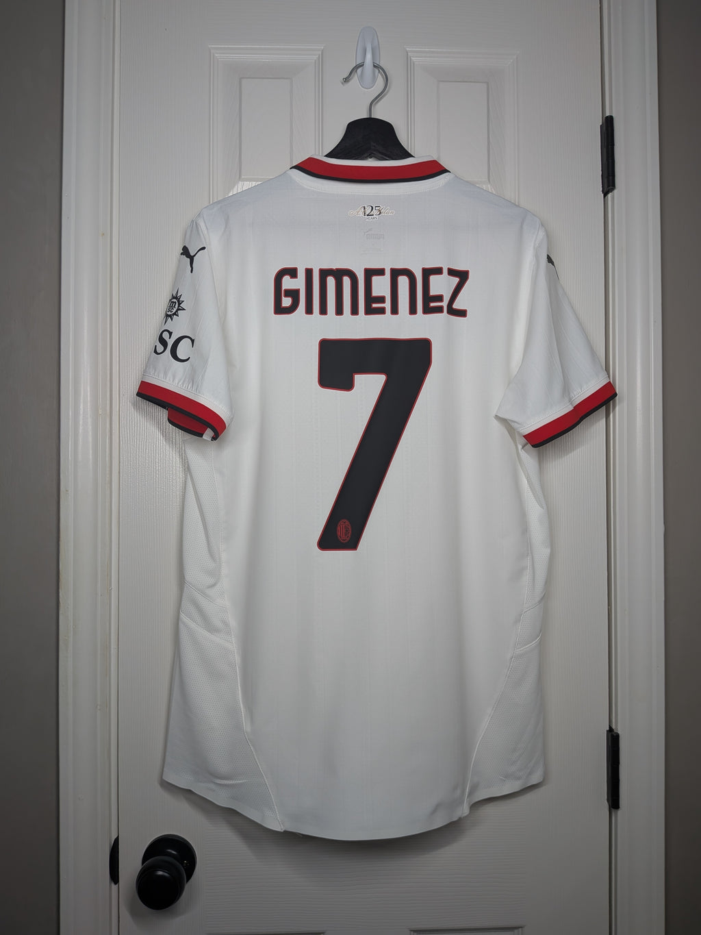 2024-25 AC Milan Authentic Away Shirt - Gimenez #7