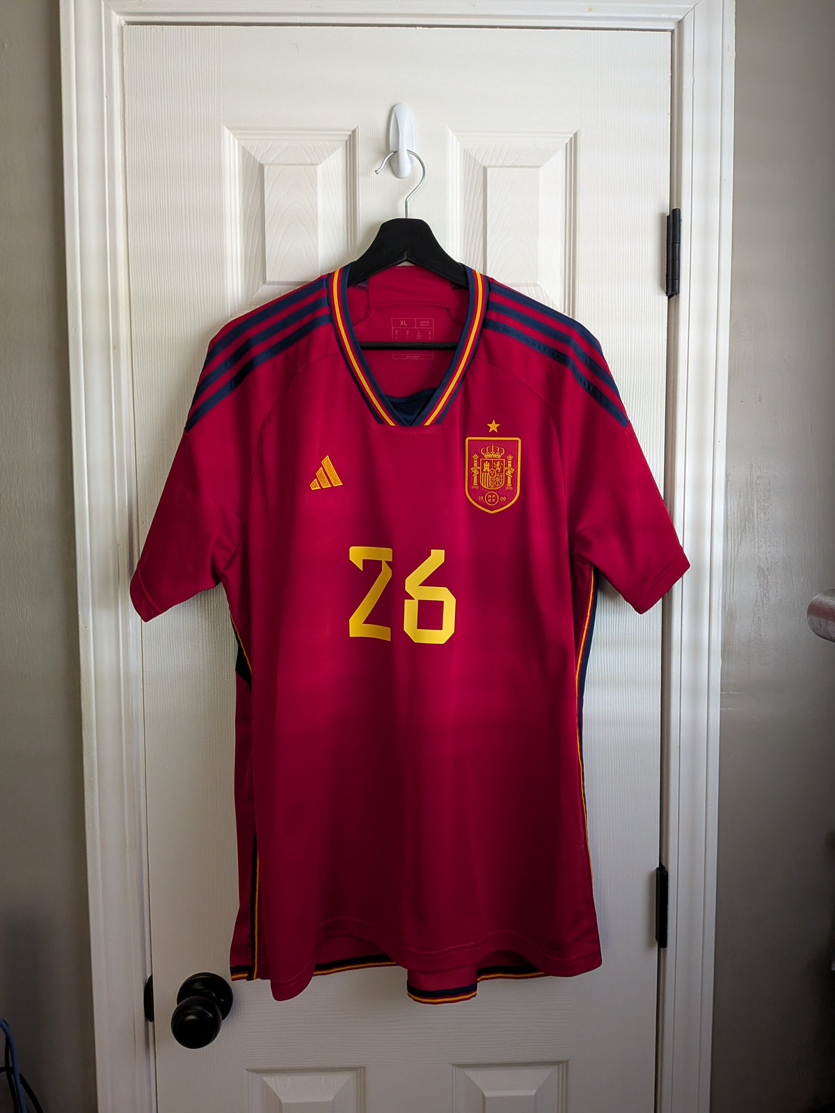2022-23 Spain Home Shirt - Pedri #26