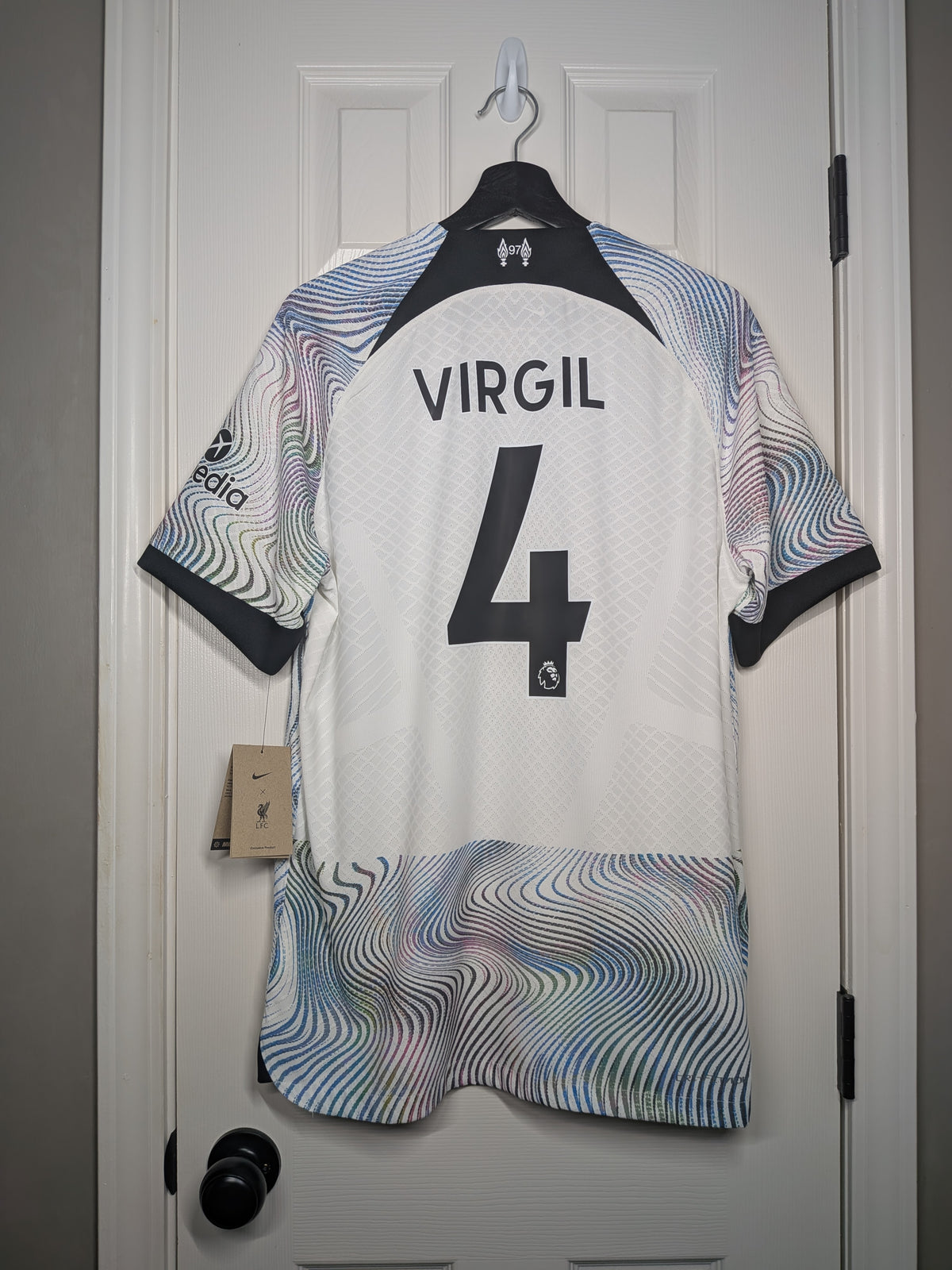 2022-23 Liverpool Authentic Away Shirt - Virgil #4