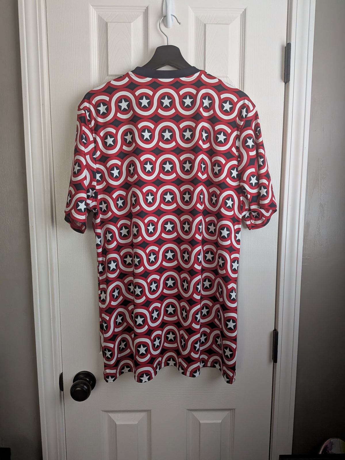 2023-24 Adidas MLS x Marvel Captain America Pre-Match Shirt