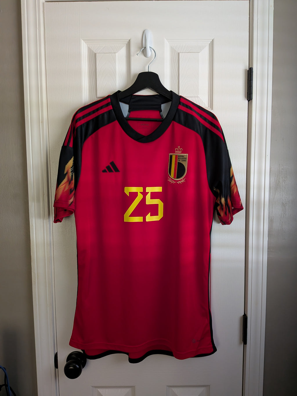 2022-23 Belgium Home Shirt BNWT - Doku #25