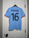 2022/23 Manchester City Home Shirt - Rodrigo #16