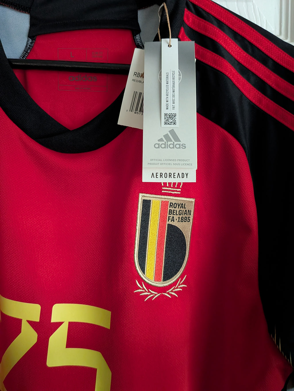 2022-23 Belgium Home Shirt BNWT - Doku #25
